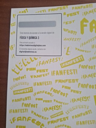Física y Química 3, Secundaria, Fanfest