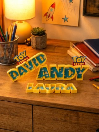 Nombres personalizados Toy Story