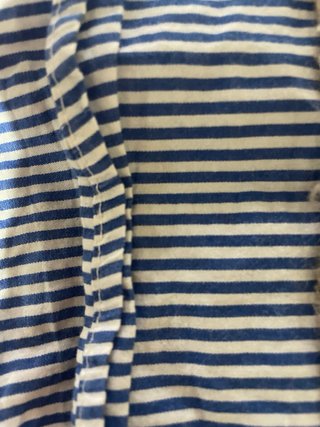Jersey de rayas marrón y azul