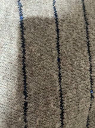 Jersey de rayas marrón y azul