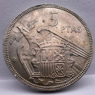 5 Pesetas 1957 Estrella 63 SC
