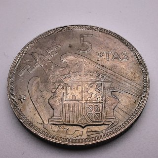 5 Pesetas 1957 Estrella 63 SC