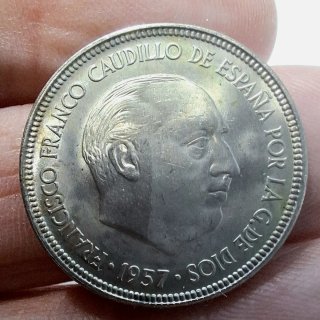 5 Pesetas 1957 Estrella 63 SC