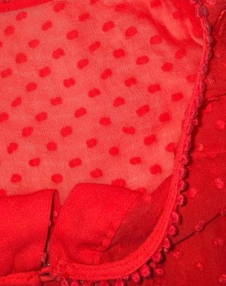 Blusa rosa salmón plumeti MNG Suit (Talla S)