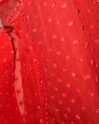 Blusa rosa salmón plumeti MNG Suit (Talla S)