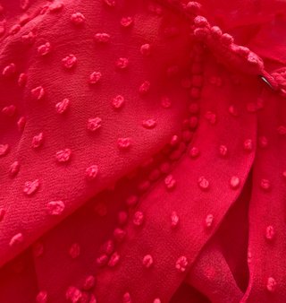 Blusa rosa salmón plumeti MNG Suit (Talla S)