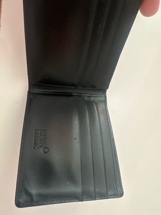 Cartera Montblanc Negra Piel Hombre