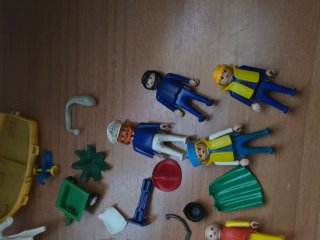 Lote Playmobil: Coche, Trailer y Figuras