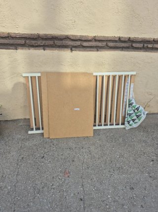 Cama cuna madera y MDF