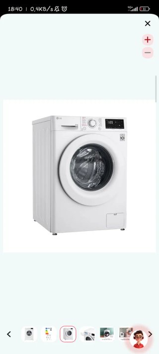 Lavadora LG F4WV301S3WA 10.5KG 1400RPM A