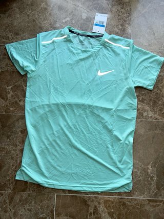 Conjunto Nike Camiseta y Pantalón Corto Verde Azul