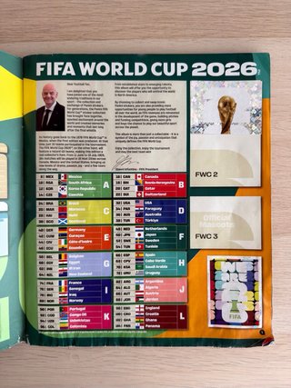 Álbum cromos Mundial con cromos
