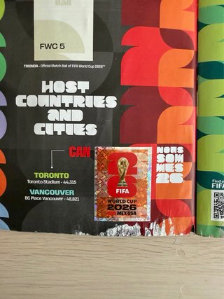 Álbum cromos Mundial con cromos