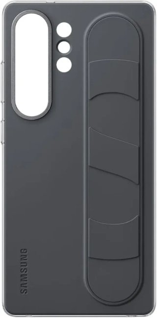 Funda Samsung Silicona Negra con Soporte