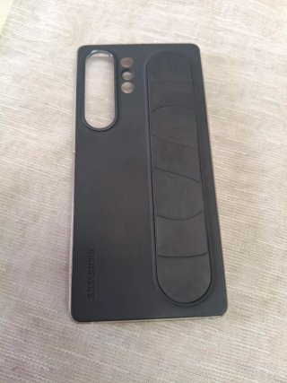 Funda Samsung Silicona Negra con Soporte
