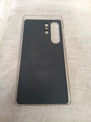 Funda Samsung Silicona Negra con Soporte