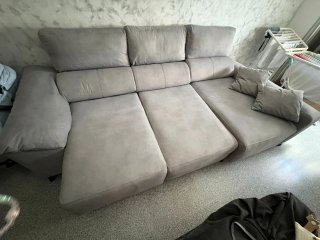 Sofá Cherlon Gris Tela