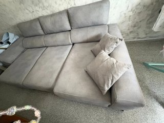 Sofá Cherlon Gris Tela