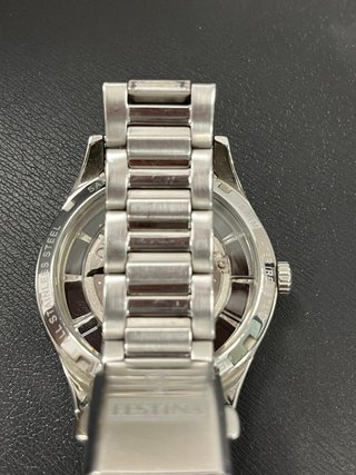 Reloj Festina F20630/1 Esqueleto Oro/Plata