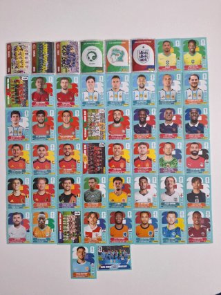 Lote 50 cromos Mundial 2026 sin repetir