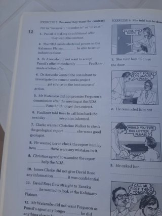 Libro de ejercicios de gramática  inglesa