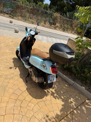 Sym Fiddle II 125cc Scooter Azul/Marrón