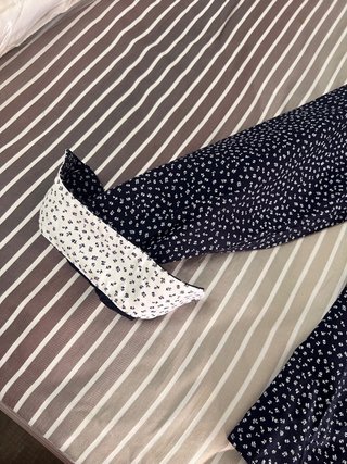 Camisa Zara Slim Fit Estampada Talla M