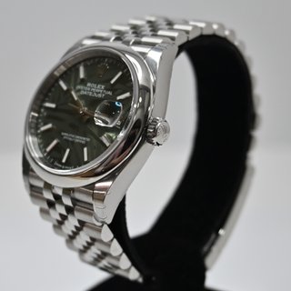 Rolex Datejust 36mm Acero Esfera Green Palm