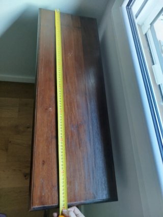 Mesa consola de madera teca