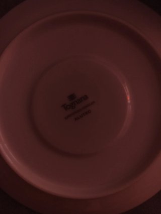 4 Tazas Cappuccino/Té con Plato Tognana porcelana