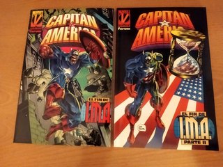 Capitan América, El Fin De I.M.A. lote 2 volumenes
