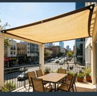 Toldo Vela Malla Sombra Rectangular 3X5