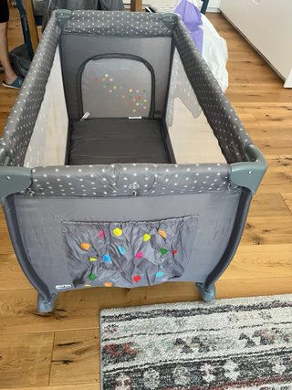 Cuna de viaje Asalvo con colchón extra y cambiador