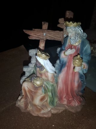Nacimiento Navideño Figuras Belén. Con su esterill