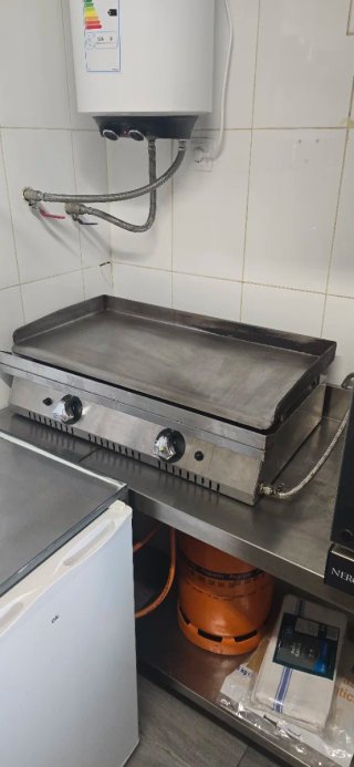 Plancha de gas profesional