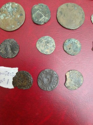 Lote 17 monedas antiguas