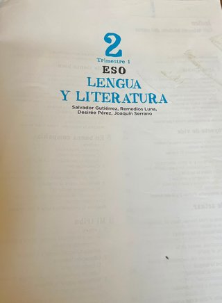 Lengua y Literatura, 2 ESO, Operación mundo