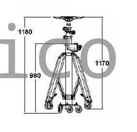 Elevador Telescópico Eléctrico 4900 mm 140 kg Aire Acondicionado CM520
