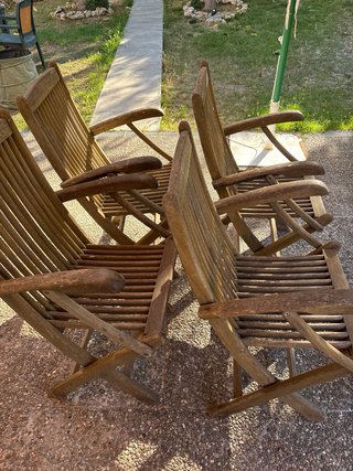6 sillas jardin por 50e todas