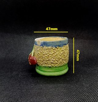 Caneca antiga faiança portuguesa Caldas da Rainha
