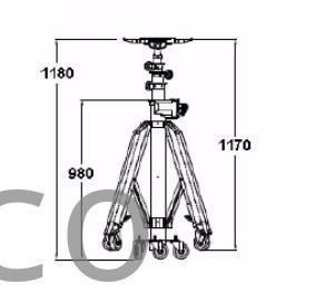Elevador Telescópico Eléctrico 4900 mm 140 kg Aire Acondicionado CM520