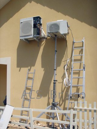Elevador Telescópico Eléctrico 4900 mm 140 kg Aire Acondicionado CM520