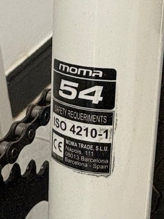 Bicicleta Moma Bikes Fixie Munich Edición Limitada