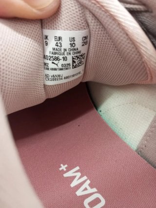 Zapatillas Puma Hombre Rosa y Blanco