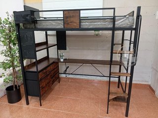 Litera Metálica Juvenil + Escritorio y Cajones