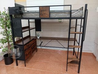 Litera Metálica Juvenil + Escritorio y Cajones