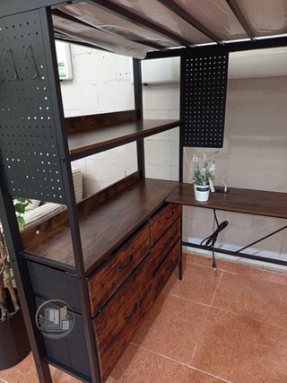 Litera Metálica Juvenil + Escritorio y Cajones