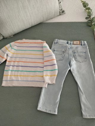 Conjunto niño Mayoral: vaqueros y jersey