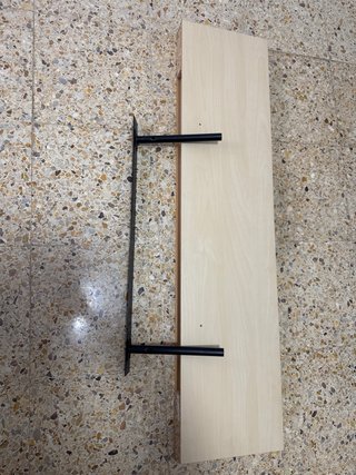 Estantería Lack Ikea Pared Madera Clara