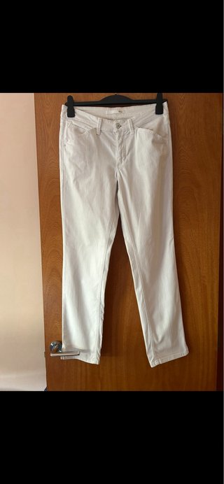 Pantaloni MAC donna bianco